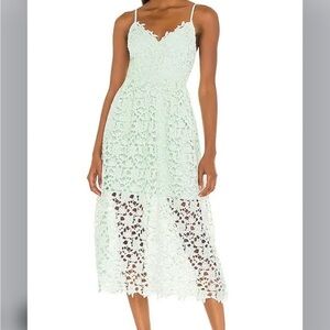 NWT Astr The Label Mint green lace dress